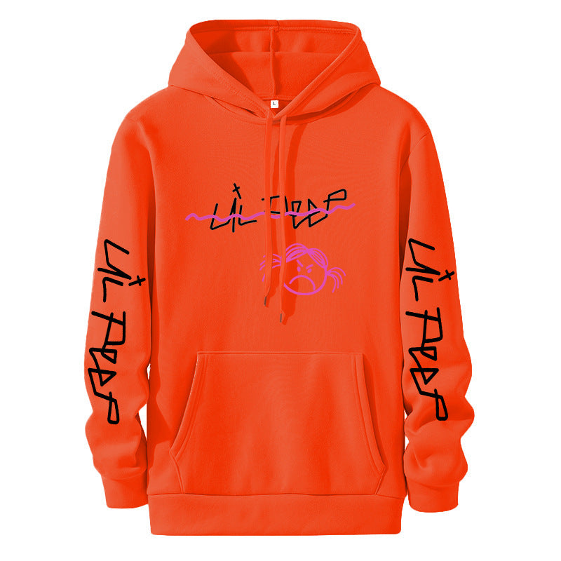 New Street Hooded Crewneck Sweater Winter Clothes