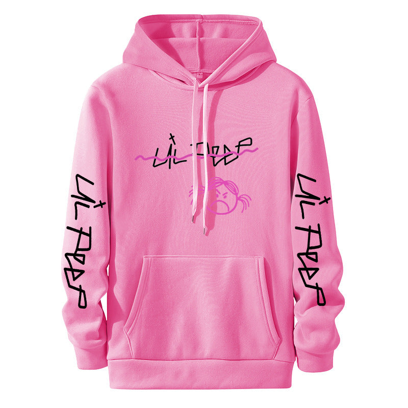 New Street Hooded Crewneck Sweater Winter Clothes
