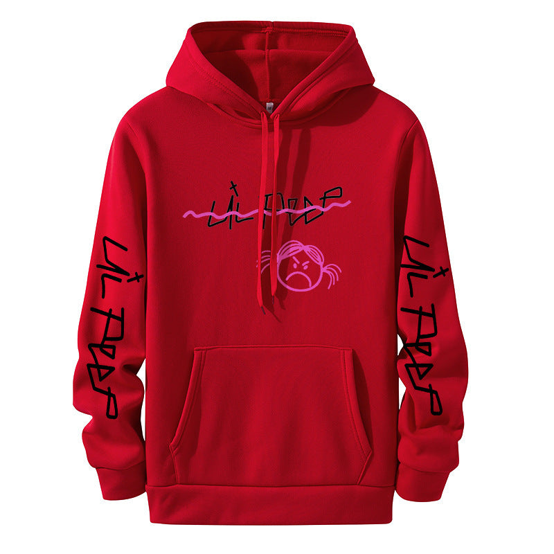 New Street Hooded Crewneck Sweater Winter Clothes